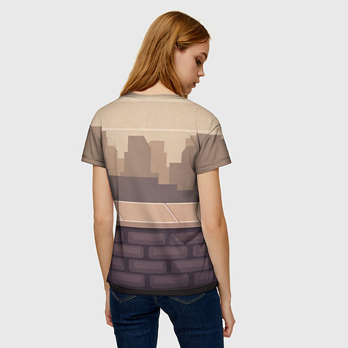 Женская футболка Смотровая площадка / 3D-принт – фото 4