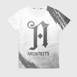 Футболка женская Architects - white gradient, цвет: 3D-принт