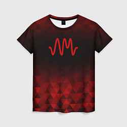 Футболка женская Arctic Monkeys red poly, цвет: 3D-принт