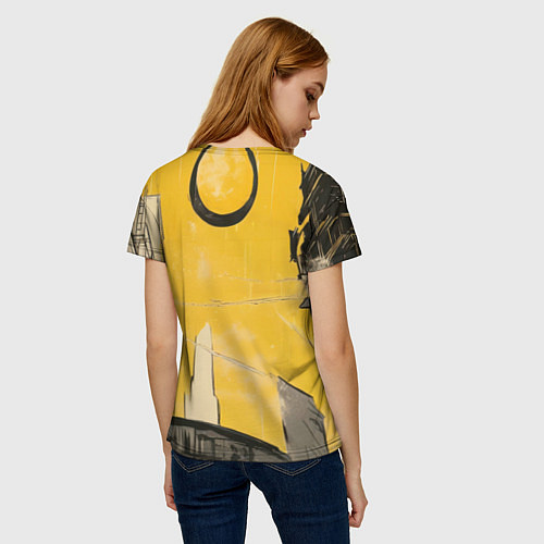 Женская футболка Черный человек-паук / 3D-принт – фото 4