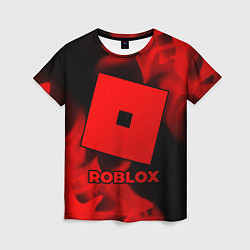 Футболка женская Roblox - red gradient, цвет: 3D-принт