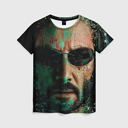 Женская футболка Matrix - Keanu Reeves