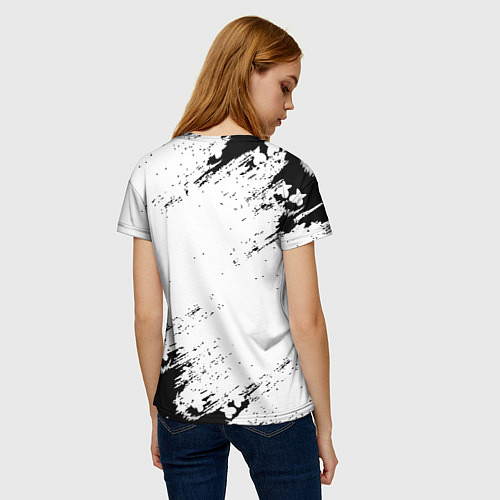 Женская футболка Marshmello x Linkin park / 3D-принт – фото 4