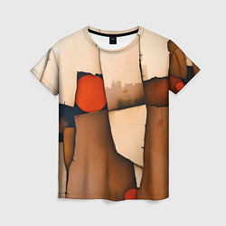Футболка женская Фрагментированная композиция, цвет: 3D-принт