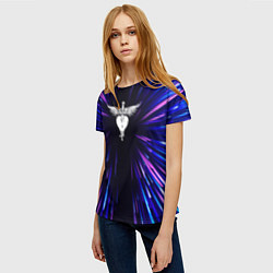 Футболка женская Bon Jovi neon energy, цвет: 3D-принт — фото 2