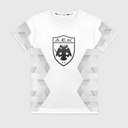Женская футболка AEK Athens white poly