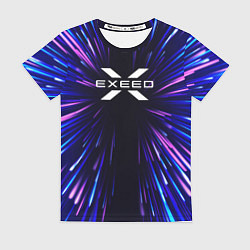 Футболка женская Exeed neon energy, цвет: 3D-принт