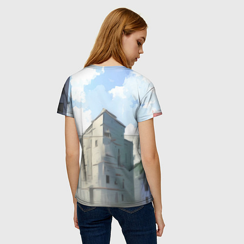 Женская футболка Бэтмен стоит на улице / 3D-принт – фото 4