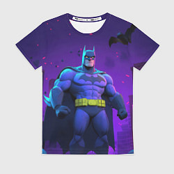 Футболка женская Бэтмен объемная модель, цвет: 3D-принт