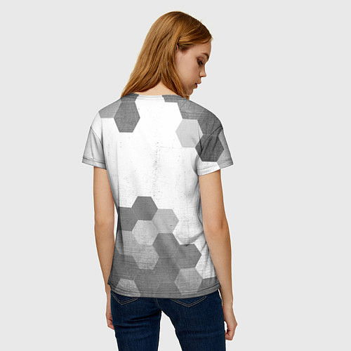 Женская футболка Half-Life - white gradient посередине / 3D-принт – фото 4