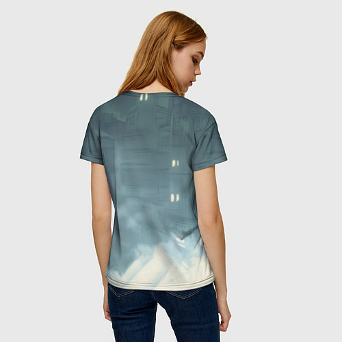 Женская футболка Бэтмен старый стиль / 3D-принт – фото 4