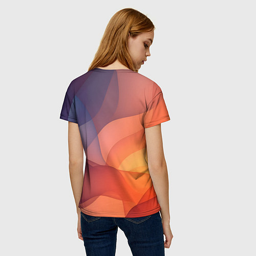 Женская футболка Летящая вуаль / 3D-принт – фото 4