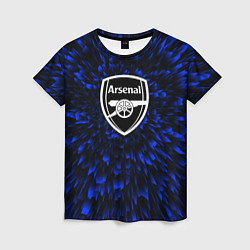 Женская футболка Arsenal blue energy