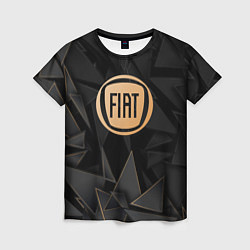 Женская футболка Fiat golden poly