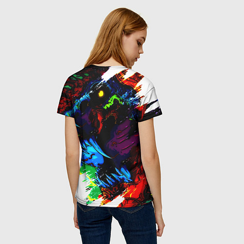 Женская футболка Dota monster / 3D-принт – фото 4