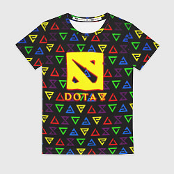 Футболка женская Dota pattern witcher, цвет: 3D-принт