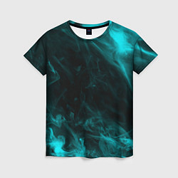 Женская футболка Neon smoke
