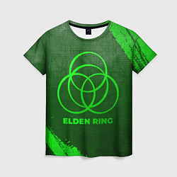 Женская футболка Elden Ring - green gradient