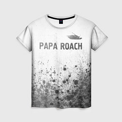 Футболка женская Papa Roach - white gradient посередине, цвет: 3D-принт