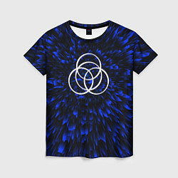 Женская футболка Elden Ring blue energy
