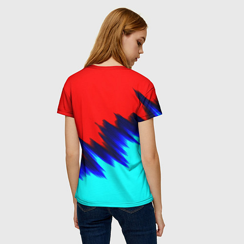 Женская футболка Dota краски / 3D-принт – фото 4