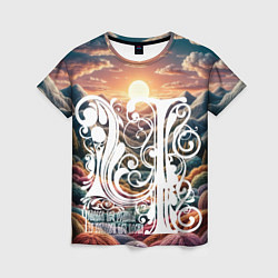 Футболка женская Родина в сердце, цвет: 3D-принт