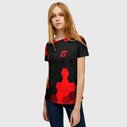 Футболка женская Need for Speed - red gradient вертикально, цвет: 3D-принт — фото 2