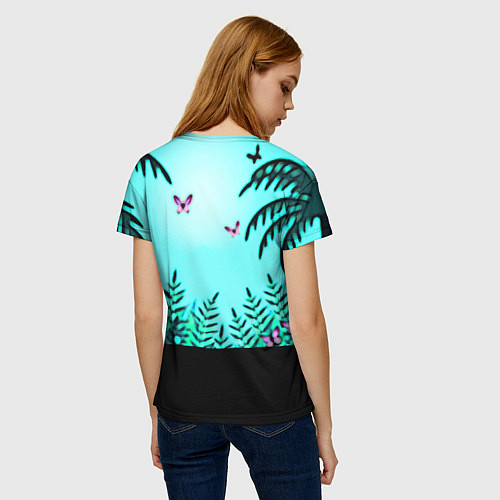 Женская футболка Мама самая любимая / 3D-принт – фото 4