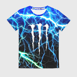Футболка женская Monster energy electro, цвет: 3D-принт