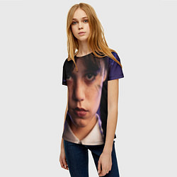 Футболка женская Wednesday - Ortega, цвет: 3D-принт — фото 2