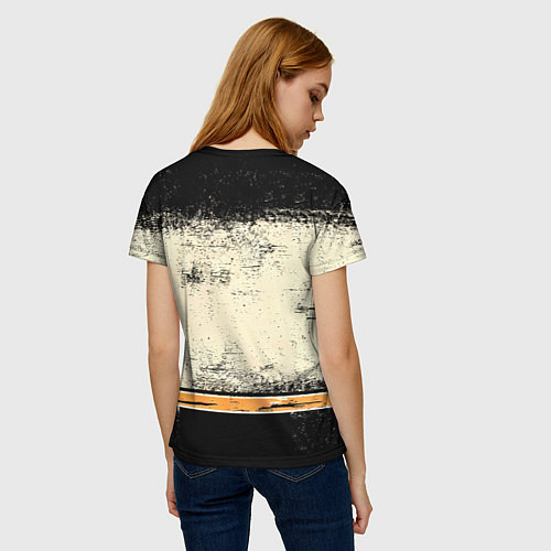 Женская футболка Прыгун в длину / 3D-принт – фото 4