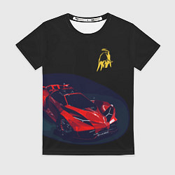 Футболка женская Lamborghini Diverso - motorsport, цвет: 3D-принт
