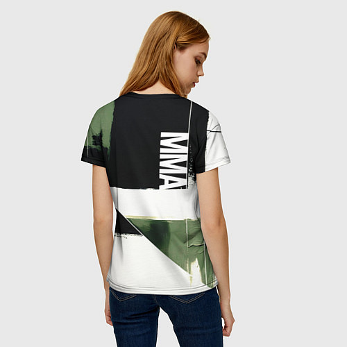 Женская футболка Магомед Анкалаев боец ММА / 3D-принт – фото 4