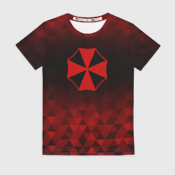 Футболка женская Resident Evil red poly, цвет: 3D-принт