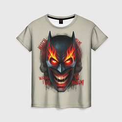 Женская футболка Огенный Бэтмент