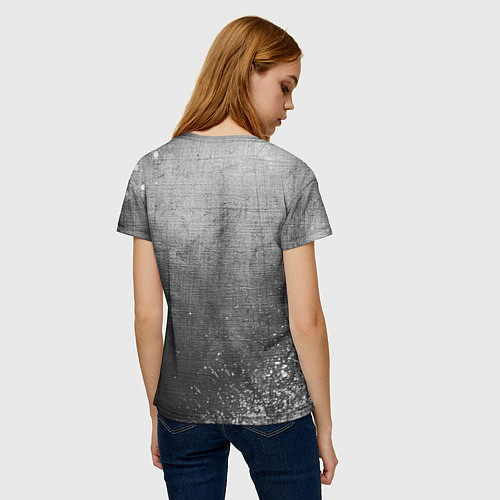 Женская футболка Akame ga Kill - grey gradient / 3D-принт – фото 4