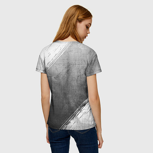 Женская футболка Scorpions - grey gradient / 3D-принт – фото 4