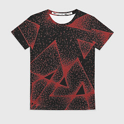 Футболка женская Triangles with dots, цвет: 3D-принт