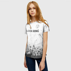 Футболка женская Elden Ring - white gradient посередине, цвет: 3D-принт — фото 2