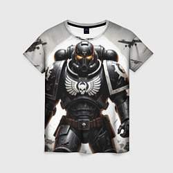 Женская футболка Warhammer 40k космодесант