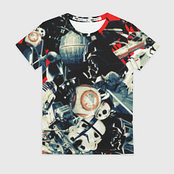 Женская футболка Звездные войны персонажи