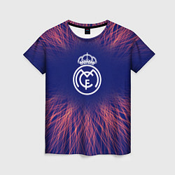 Футболка женская Real Madrid red energy, цвет: 3D-принт