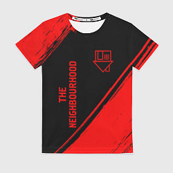 Футболка женская The Neighbourhood - red gradient вертикально, цвет: 3D-принт