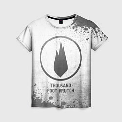 Футболка женская Thousand Foot Krutch - white gradient, цвет: 3D-принт
