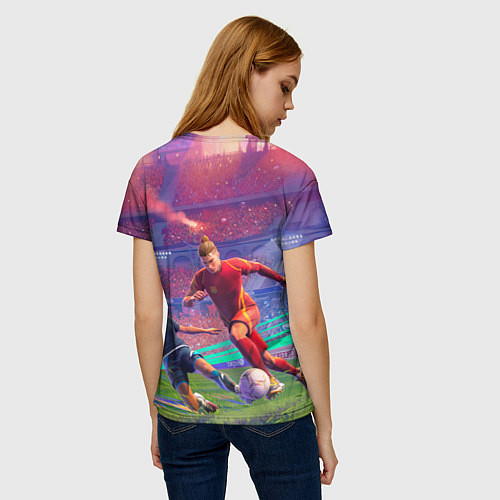 Женская футболка Rematch original edition / 3D-принт – фото 4