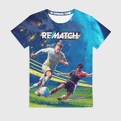 Футболка женская Rematch elite edition, цвет: 3D-принт