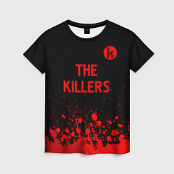 Футболка женская The Killers - red gradient посередине, цвет: 3D-принт