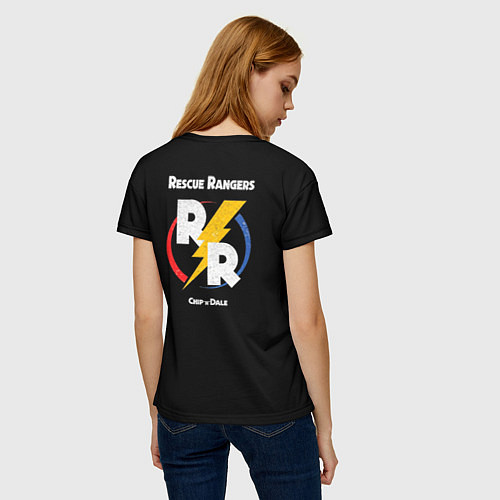 Женская футболка Чип и Дейл - rescue rangers / 3D-принт – фото 4