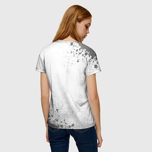 Женская футболка Dota - white gradient вертикально / 3D-принт – фото 4