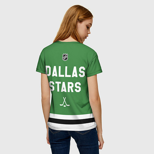 Женская футболка Dallas Stars - NHL team / 3D-принт – фото 4